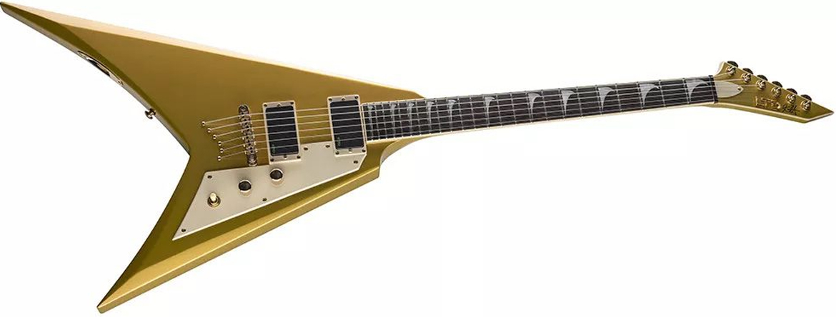 Kirk Hammett LTD KH-V Metallic Gold